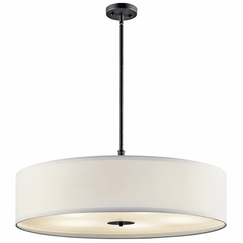 Kichler 5-LT Pendant - Black - 42196BK