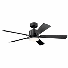 Kichler 52" Lucian LED Ceiling Fan - Satin Black - 330000SBK