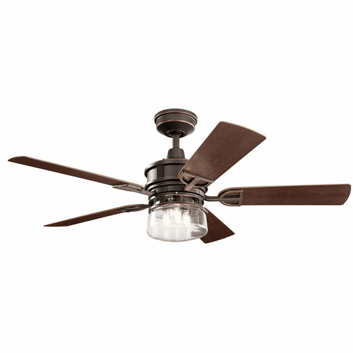 Kichler 52" Lyndon Patio LED Ceiling Fan - Olde Bronze - 310239OZ