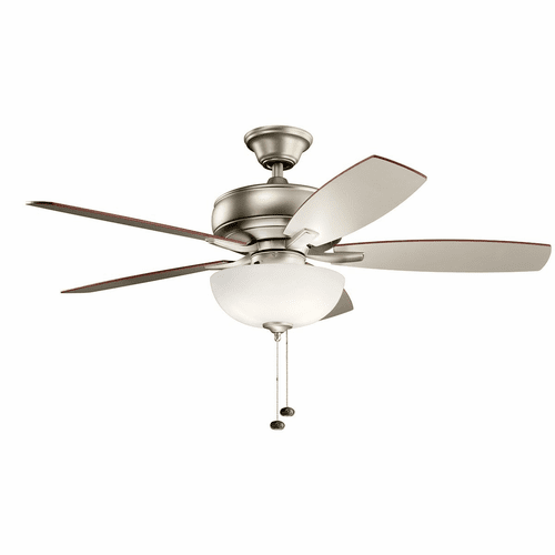 Kichler 52" Terra Select LED Ceiling Fan - Brushed Nickel - 330347NI