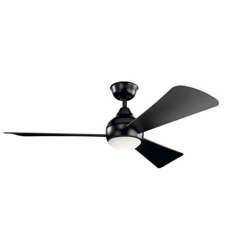 Kichler 54" Sola LED Ceiling Fan - Satin Black - 330152SBK