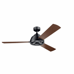Kichler 60" Pinion Ceiling Fan - Distressed Black - 300253DBK Kichler 60" Pinion Ceiling Fan - Distressed Black - 300253DBK