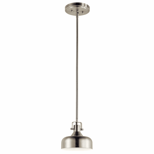 Kichler 7" 1-LT LED Mini Pendant - Brushed Nickel - 11301NILED