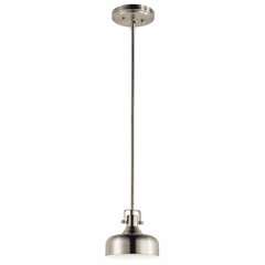 Kichler 7" 1-LT LED Mini Pendant - Brushed Nickel - 11301NILED Kichler 7" 1-LT LED Mini Pendant - Brushed Nickel - 11301NILED