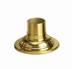 Kichler 7" x 3.5" Pedestal Mount - Brass - 9530PB Kichler 7" x 3.5" Pedestal Mount - Brass - 9530PB