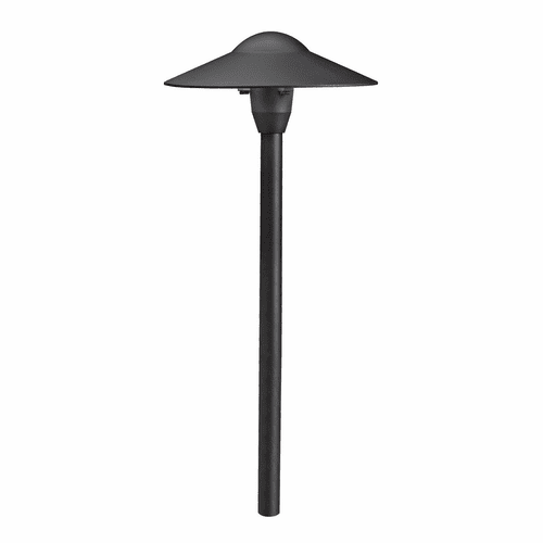 Kichler 8" Dome 12V Path Light - Black - 15310BKT