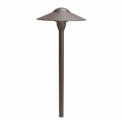 Kichler 8" Dome 12V Path Light - Bronze - 15310AZT