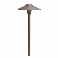 Kichler 8" Dome 12V Path Light - Bronze - 15310AZT