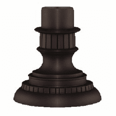 Kichler 8" x 9" Pedestal Mount - Black - 9531BK Kichler 8" x 9" Pedestal Mount - Black - 9531BK