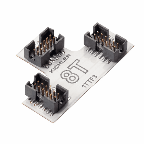 Kichler 8T Flexible 3 way LED Tape to Tape Connector - White - 8T1TTF3WH