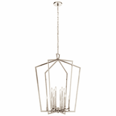 Kichler Abbotswell 12-LT Foyer Chandelier - Polished Nickel - 43496PN