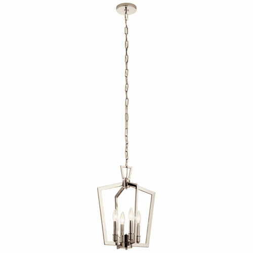 Kichler Abbotswell 4-LT Pendant - Polished Nickel - 43498PN