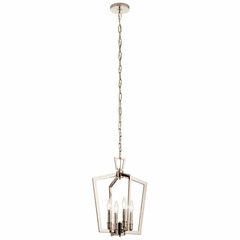 Kichler Abbotswell 4-LT Pendant - Polished Nickel - 43498PN