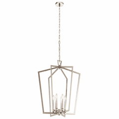 Kichler Abbotswell 6-LT Chandelier - Polished Nickel - 43495PN