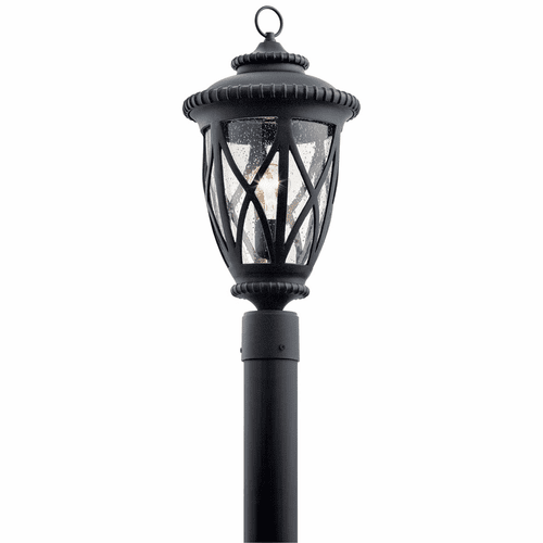 Kichler Admirals Cove 1-LT Post Light - Black - 49849BKT
