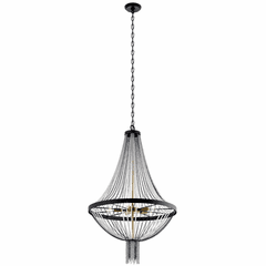 Kichler Alexia 1 Tier 5-LT Chandelier - Textured Black - 52047BKT