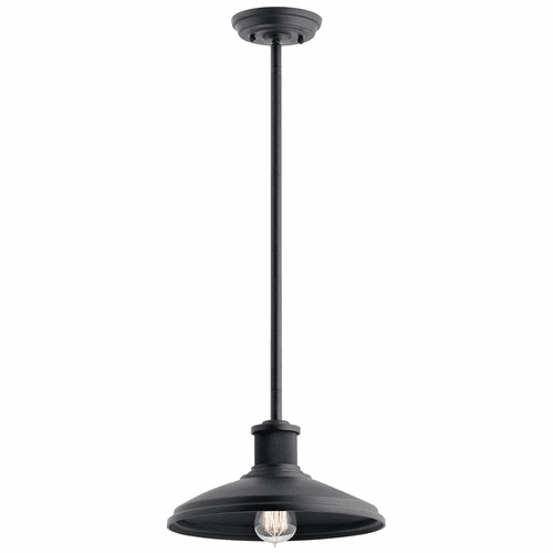 Kichler Allenbury 1-LT Convertible Pendant - Black - 49982BKT