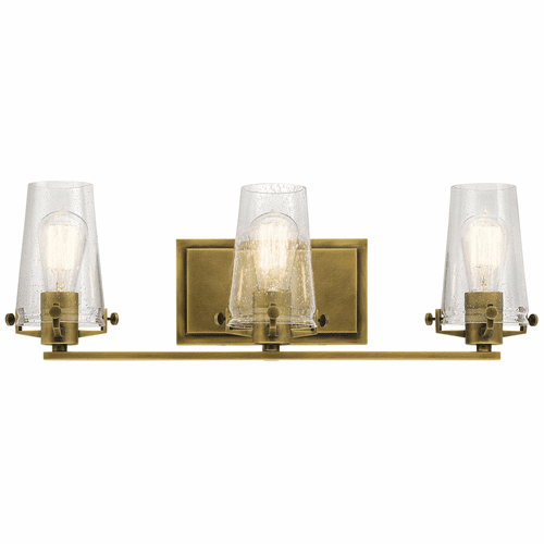 Kichler Alton 3-LT Vanity Light - Brass - 45297NBR