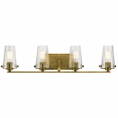 Kichler Alton 4-LT Vanity Light - Brass - 45298NBR