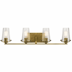 Kichler Alton 4-LT Vanity Light - Brass - 45298NBR
