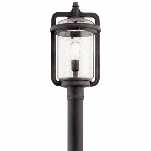 Kichler Andover 1-LT Post Light - Weathered Zinc - 49869WZC