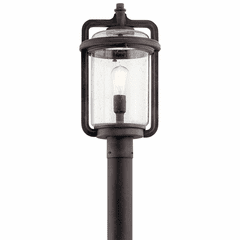 Kichler Andover 1-LT Post Light - Weathered Zinc - 49869WZC Kichler Andover 1-LT Post Light - Weathered Zinc - 49869WZC
