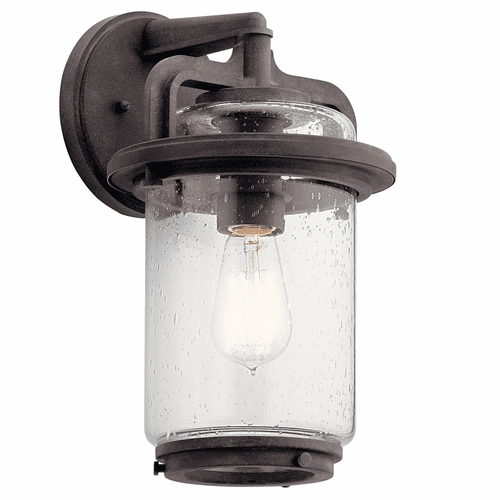 Kichler Andover 14" 1-LT Wall Light - Weathered Zinc - 49865WZC