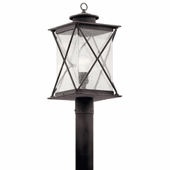 Kichler Argyle 1-LT Post Light - Weathered Zinc - 49746WZC