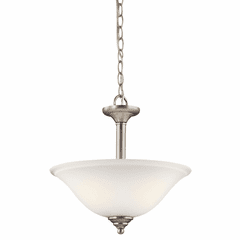 Kichler Armida 2-LT Convertible Inverted Pendant - Brushed Nickel - 3694NIW