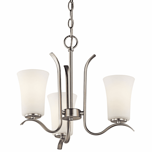 Kichler Armida 3-LT Mini Chandelier - Brushed Nickel - 43073NI