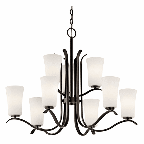 Kichler Armida 9-LT 2 Tier Chandelier - Olde Bronze - 43075OZ