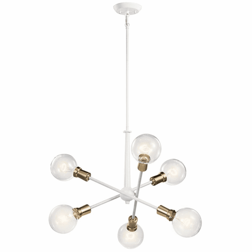 Kichler Armstrong 1 Tier Chandelier - White - 43095WH