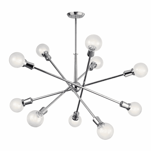 Kichler Armstrong 10-LT Chandelier - Chrome - 43119CH