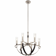 Kichler Artem 1 Tier 6-LT Chandelier - Classic Pewter - 52015CLP