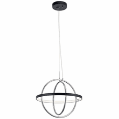 Kichler Arvo Small LED Orb Chandelier - Matte Black - 84161