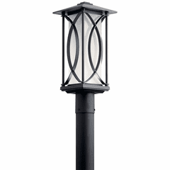 Kichler Ashbern 1-LT LED Post Light - Black - 49976BKTLED
