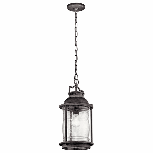 Kichler Ashland Bay 1-LT Pendant - Weathered Zinc - 49572WZC