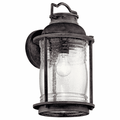 Kichler Ashland Bay 16" 1-LT Wall Light - Weathered Zinc - 49571WZC