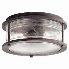 Kichler Ashland Bay 2-LT Flush Mount - Weathered Zinc - 49669WZC