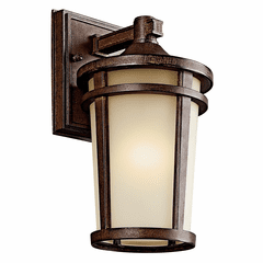 Kichler Atwood 11" 1-LT Wall Light Brownstone - Brown Stone - 49071BST