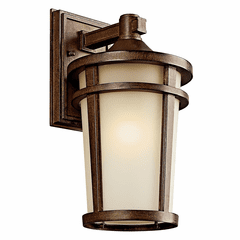 Kichler Atwood 14.25"1-LT Wall Light Brownstone - Brown Stone - 49072BST