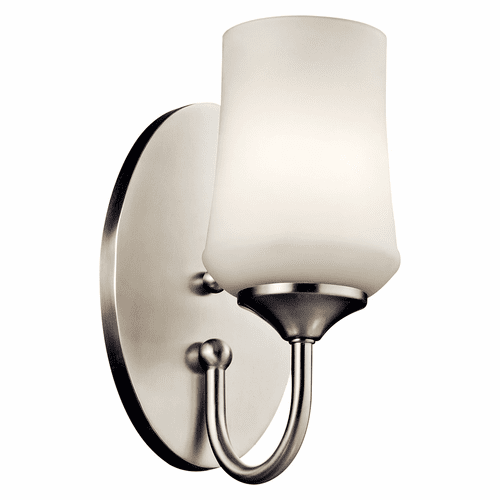 Kichler Aubrey 1-LT Wall Sconce - Brushed Nickel - 45568NI
