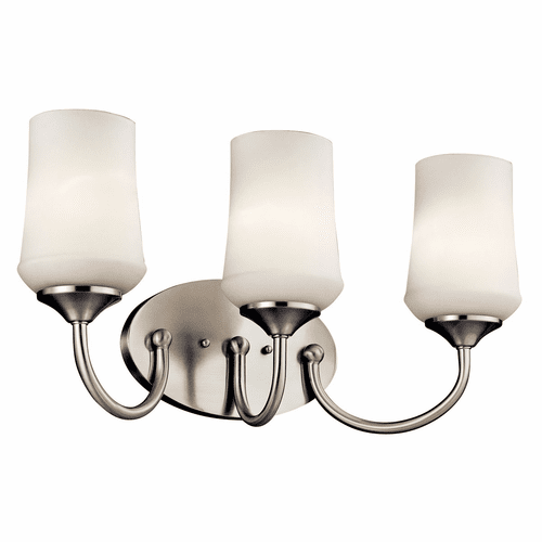 Kichler Aubrey 3-LT Vanity Light - Brushed Nickel - 45570NI