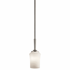 Kichler Aubrey 4.75" 1-LT Mini Pendant - Brushed Nickel - 43668NI