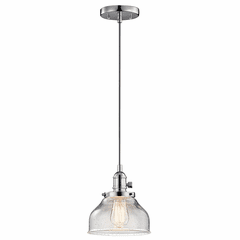 Kichler Avery 1-LT Bell Mini Pendant - Chrome - 43850CH
