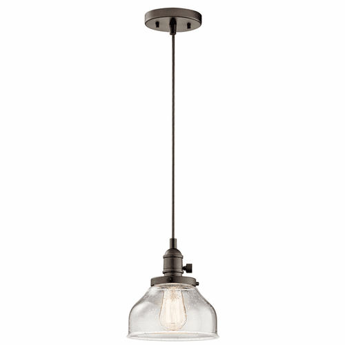 Kichler Avery 1-LT Bell Mini Pendant - Olde Bronze - 43850OZ