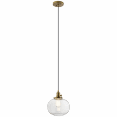 Kichler Avery 1-LT Mini Pendant - Natural Brass - 43852NBR