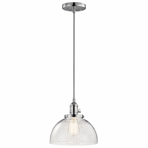 Kichler Avery 10" 1-LT Goblet Mini Pendant - Chrome - 43853CH