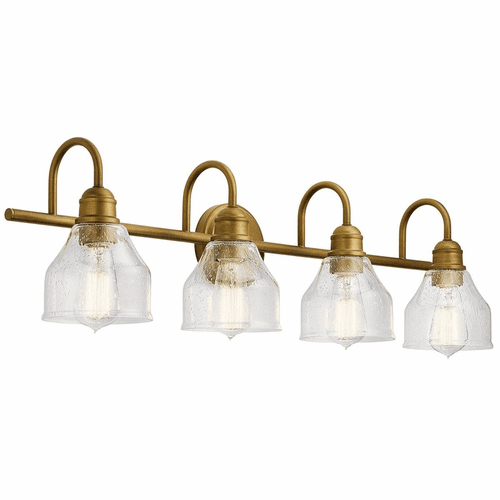 Kichler Avery 4-LT Bath Light - Natural Brass - 45974NBR