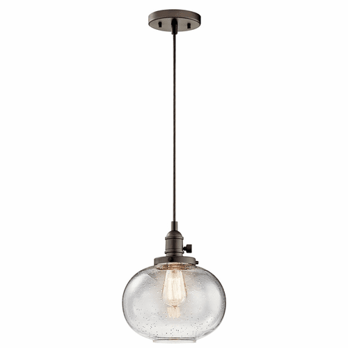 Kichler Avery 9.75" 1-LT Mini Pendant - Olde Bronze - 43852OZ